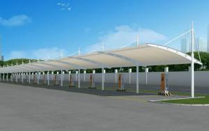 高安市膜结构停车棚